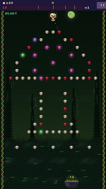 The Bog: a toadstool with bouncy spots